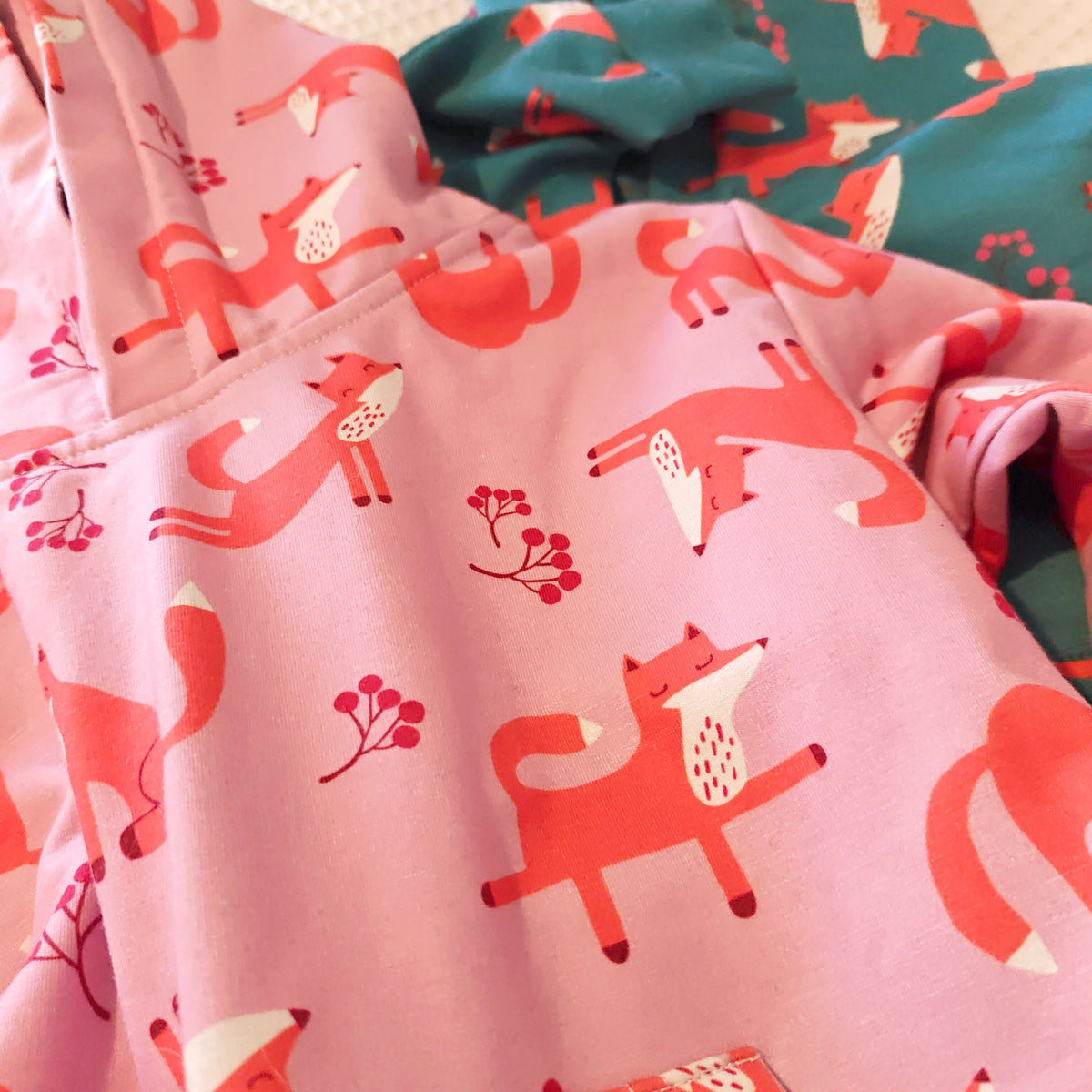 Fox Print Clothing for Kids & Adults