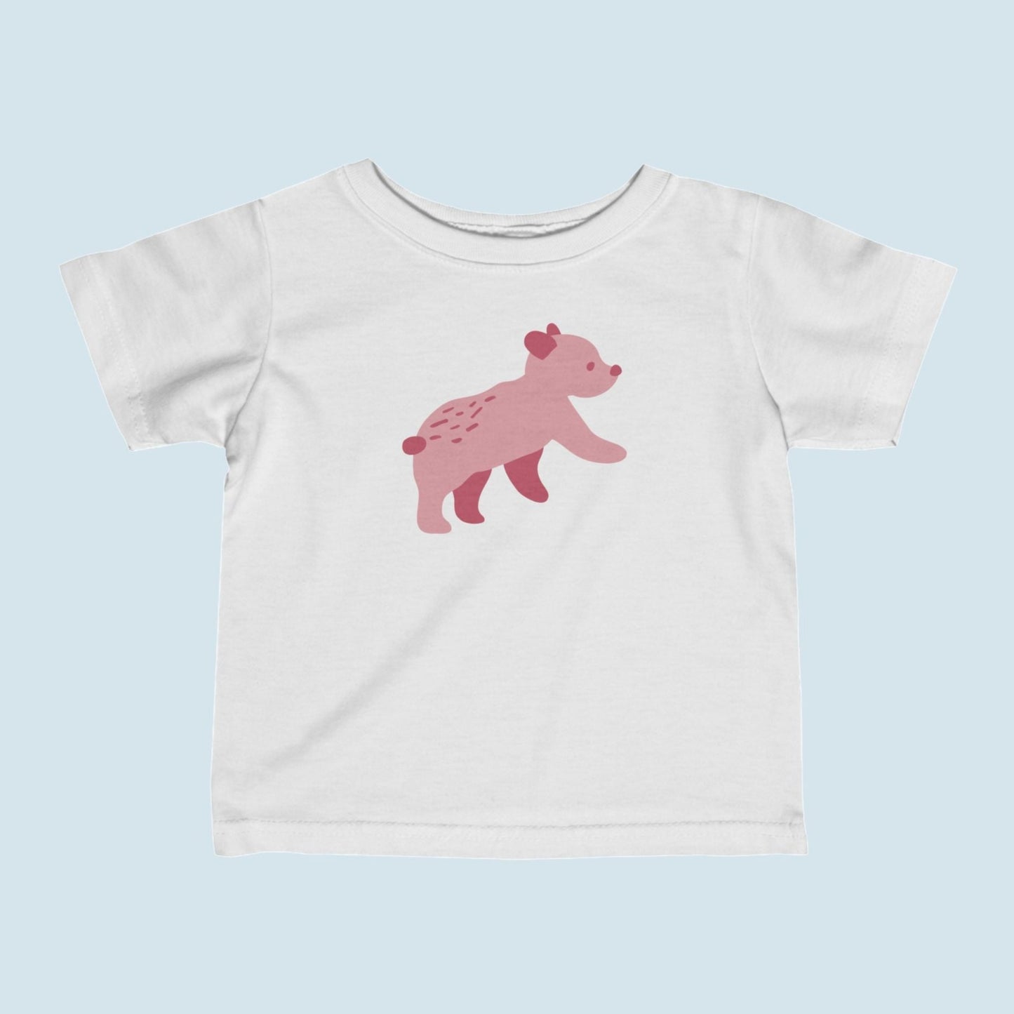 Runaway Cub Pink – Infant Fine Jersey Tee