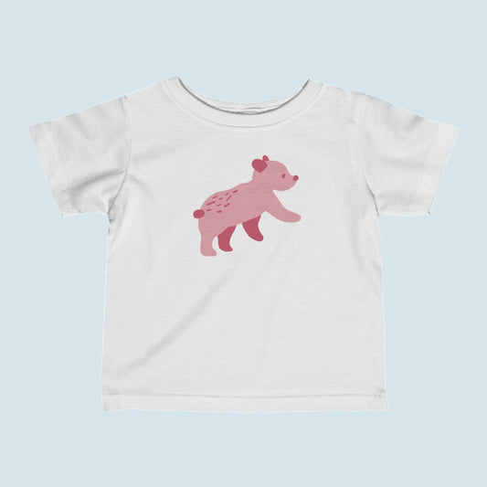 Runaway Cub Pink – Infant Fine Jersey Tee