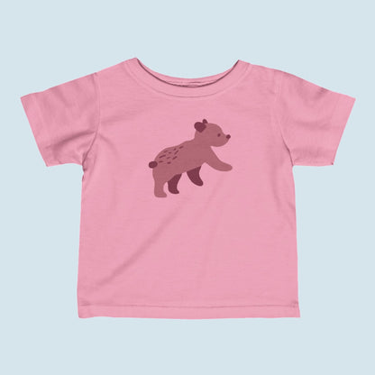 Runaway Cub Pink – Infant Fine Jersey Tee