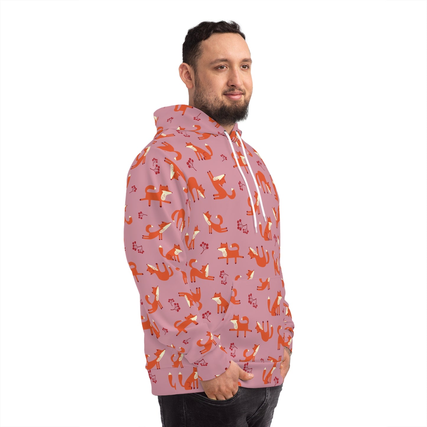 Playful Fox Pink – Hoodie