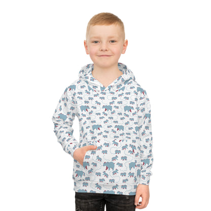 Runaway Cubs Blue/Pink – Children's Hoodie
