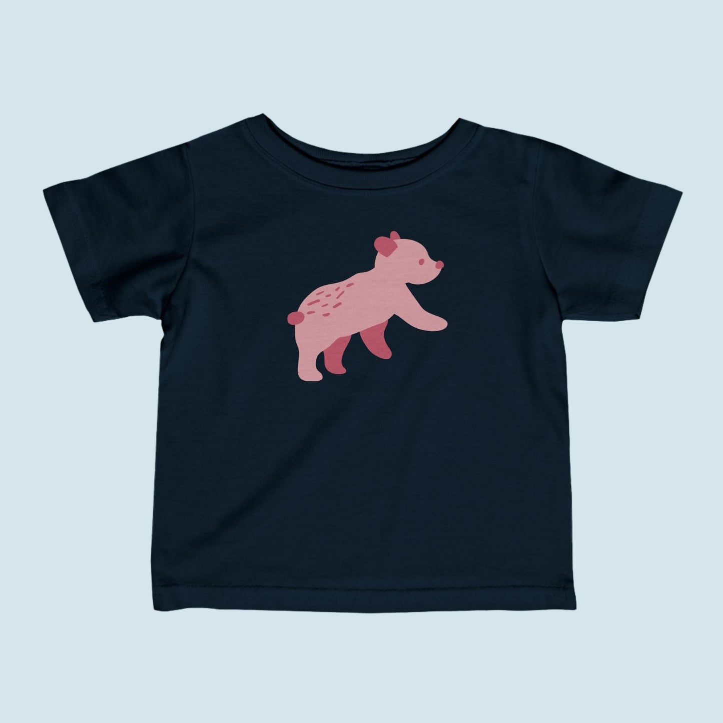 Runaway Cub Pink – Infant Fine Jersey Tee