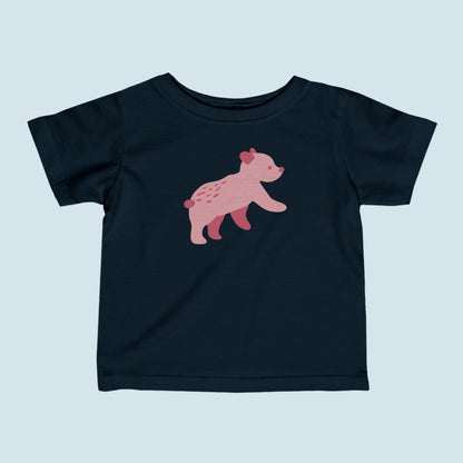Runaway Cub Pink – Infant Fine Jersey Tee