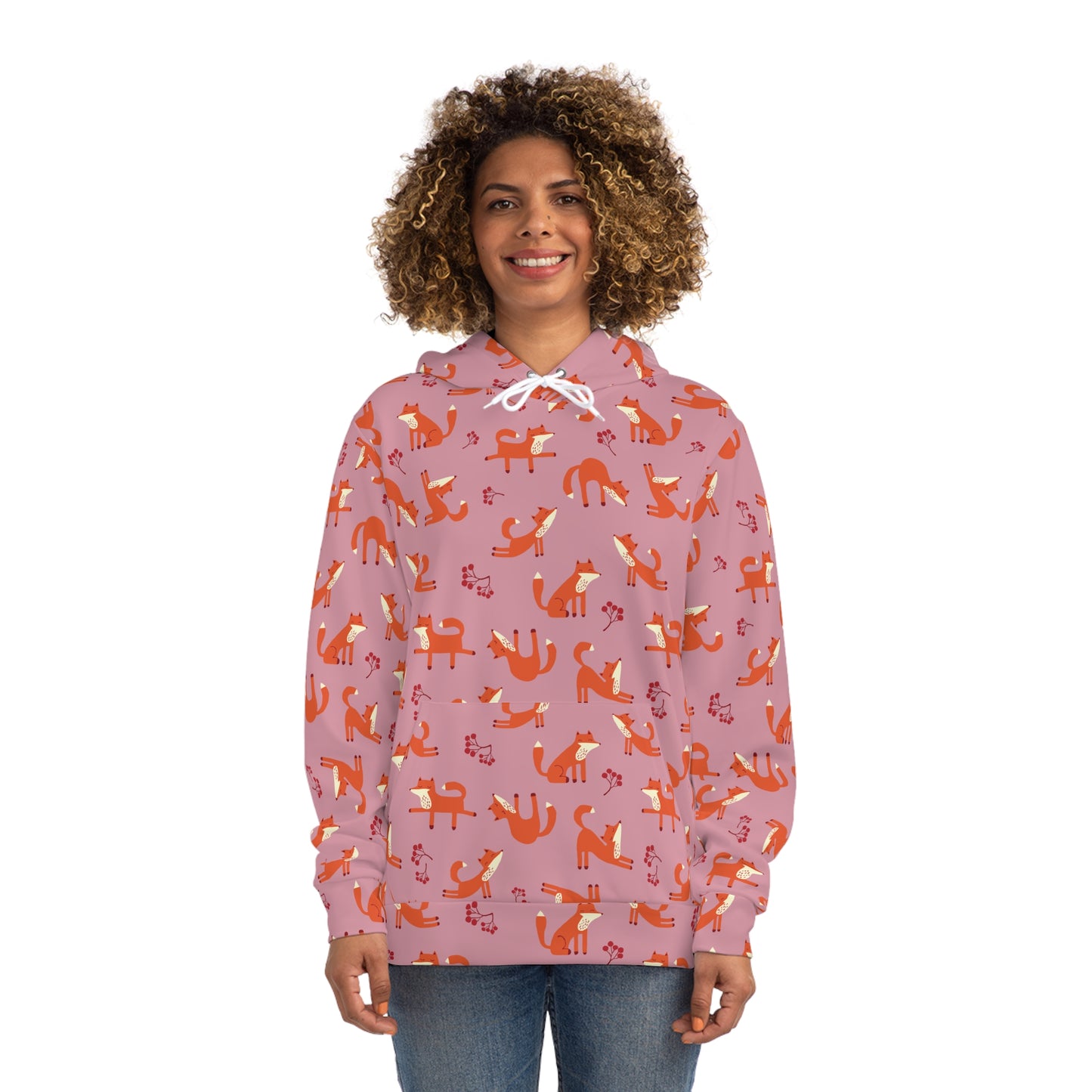 Playful Fox Pink – Hoodie