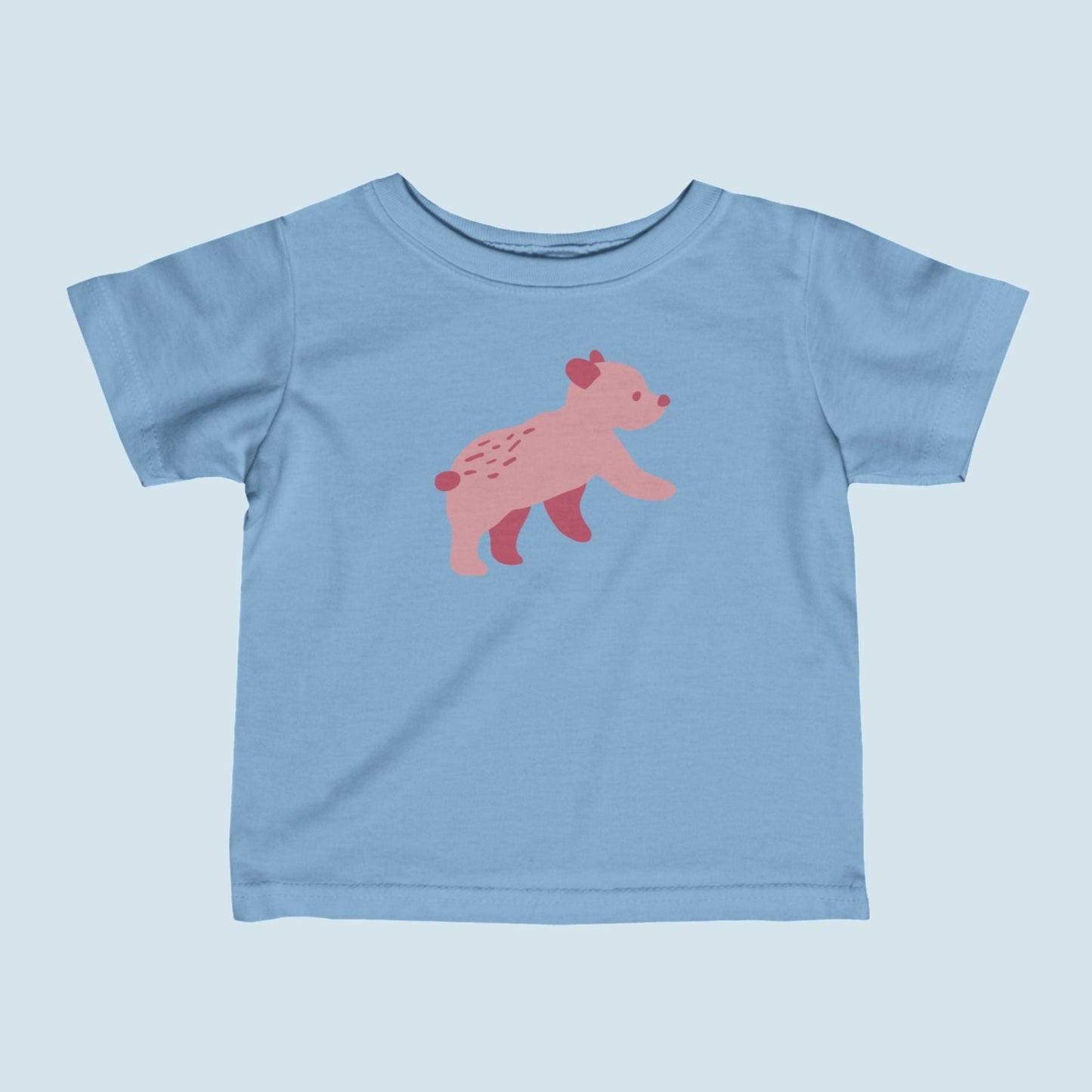 Runaway Cub Pink – Infant Fine Jersey Tee