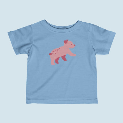 Runaway Cub Pink – Infant Fine Jersey Tee